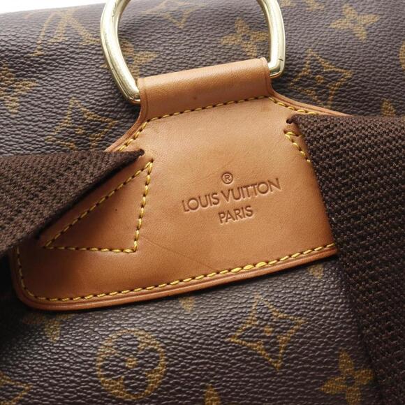 LOUIS VUITTON Brown Monogram Leather Backpack - Picture 8 of 11
